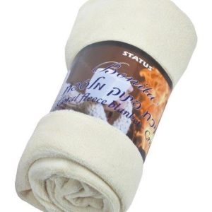 שמיכת פליז 130X170 קרם