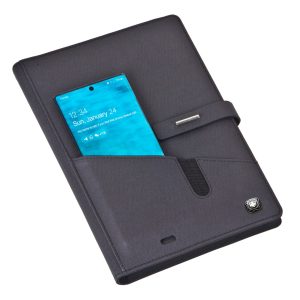 מחברת מנהלים + מטען לנייד